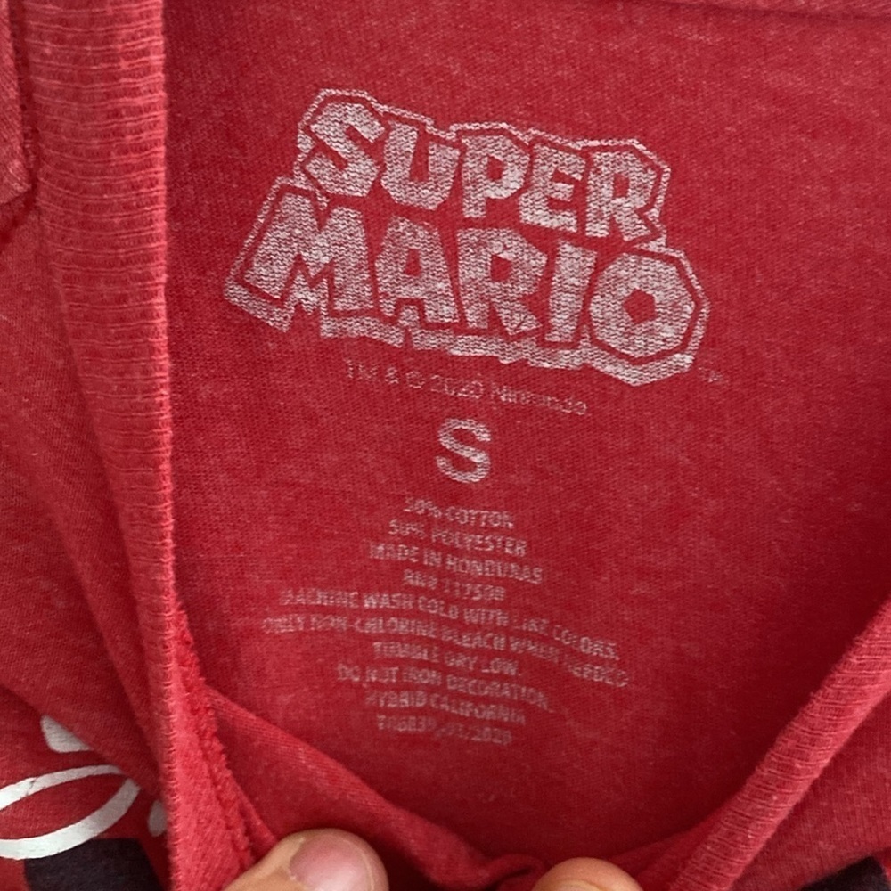 Super Mario graphic tee youth boys size S - Picture 4 of 4